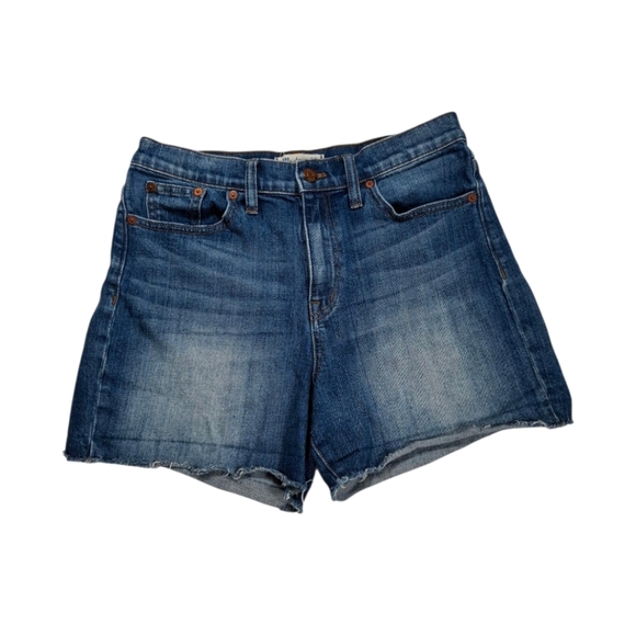 Madewell The Perfect Jean Short Shorts High Rise Denim Cut Off Womens Size 28 - Picture 1 of 11